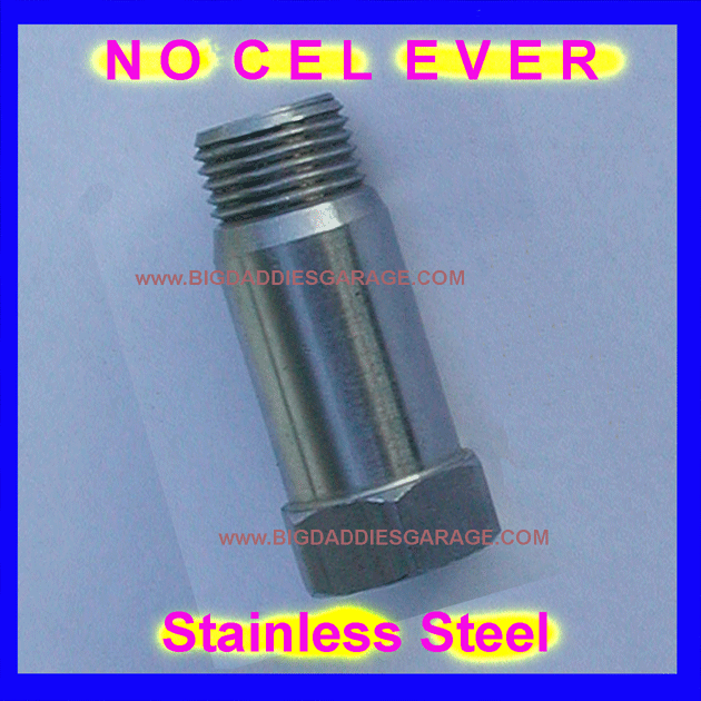 O2 Simulator Straight Cel Fix stainless steel oxygen sensor simulator